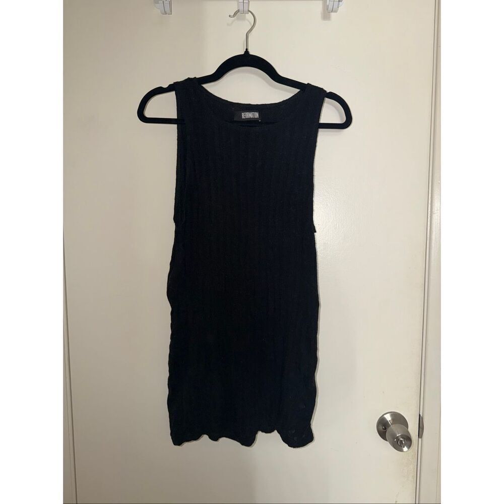 Size XS black dress REFORMATION